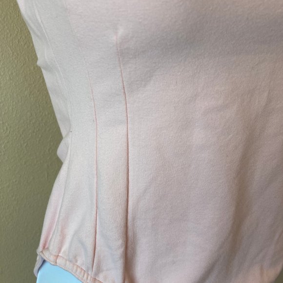 Bloch Tank Pink Darted Ladies Pink Ballet Leotard Petite & Small - Picture 3 of 6